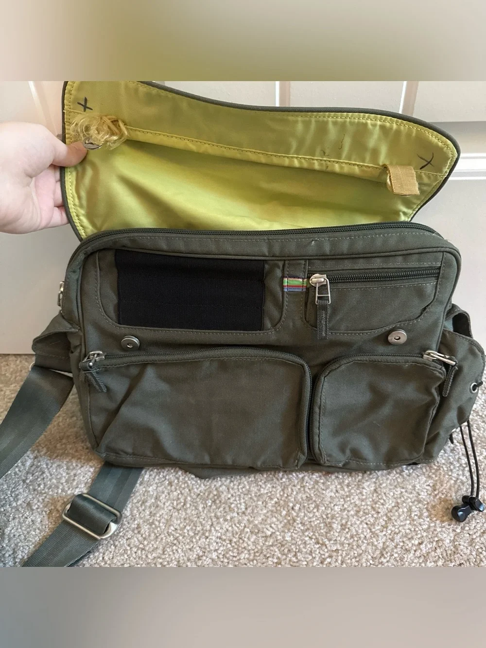 REI Co-op Women’s Green Crossbody Messenger Bag